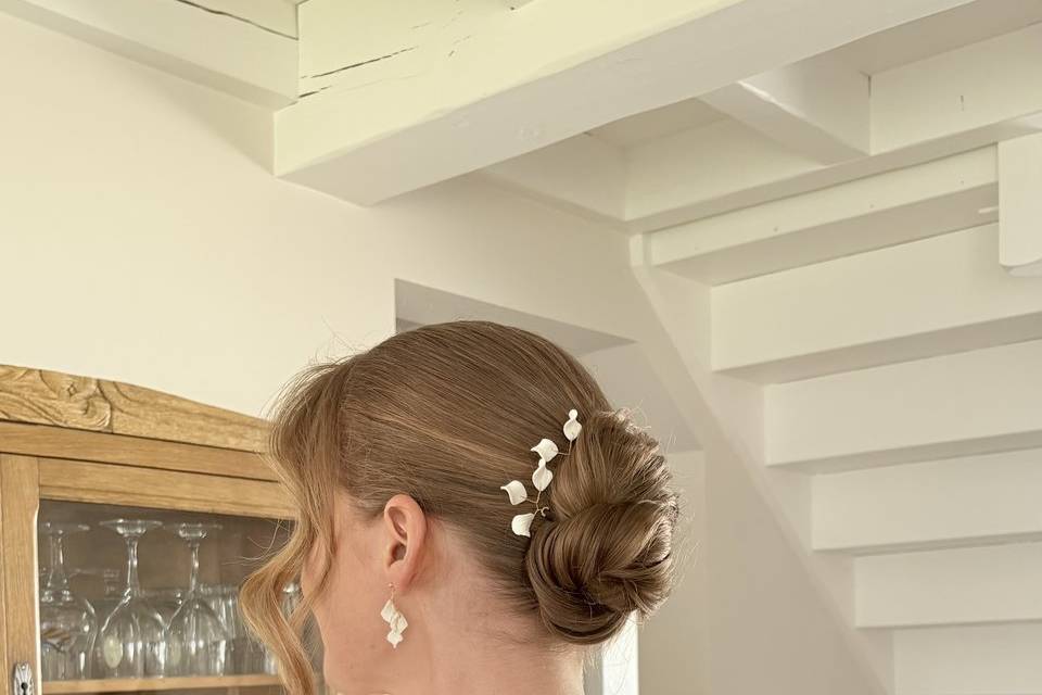 Chignon bas élégant