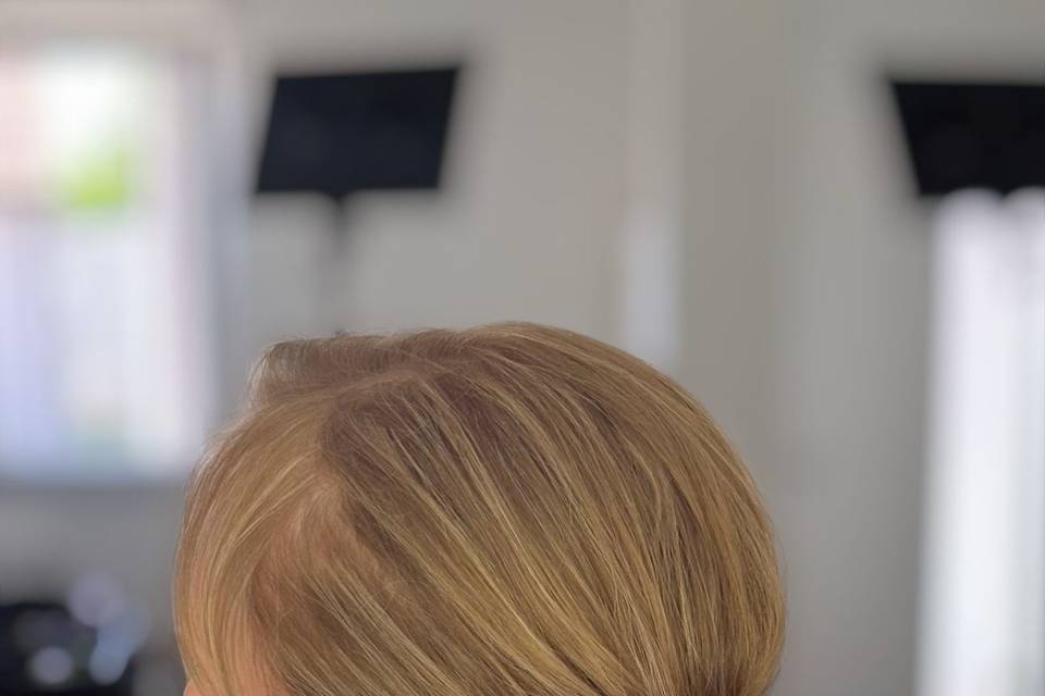 Chignon lisse