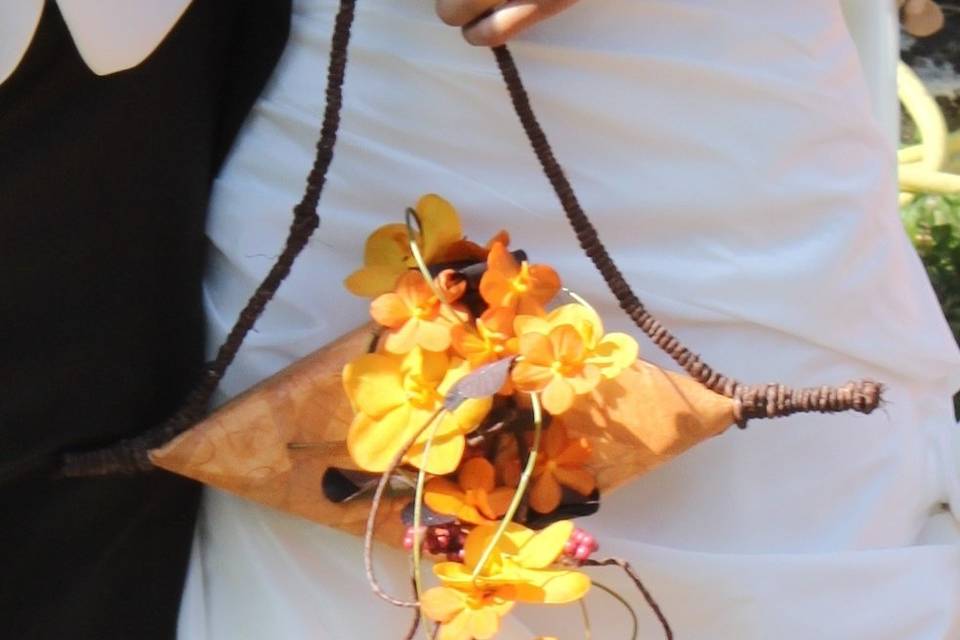 Petit sac bouquet de mariée