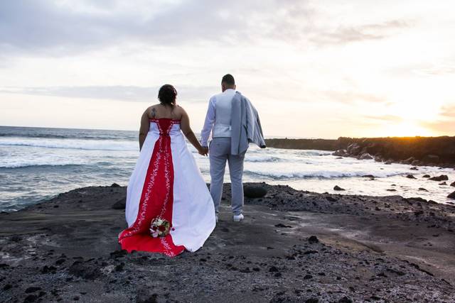 Robe de mariée reunionnaise sale