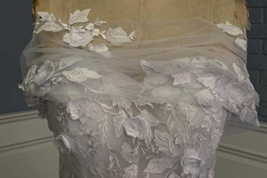 Création de robe de mariée