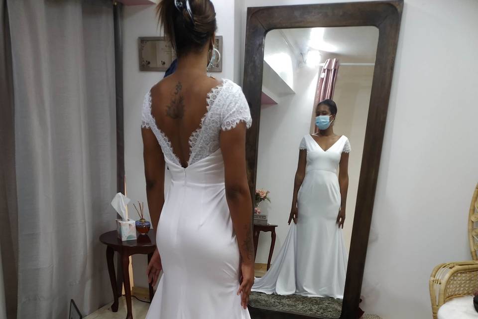 Création de robe de soirée