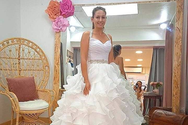 Création de robe de mariée