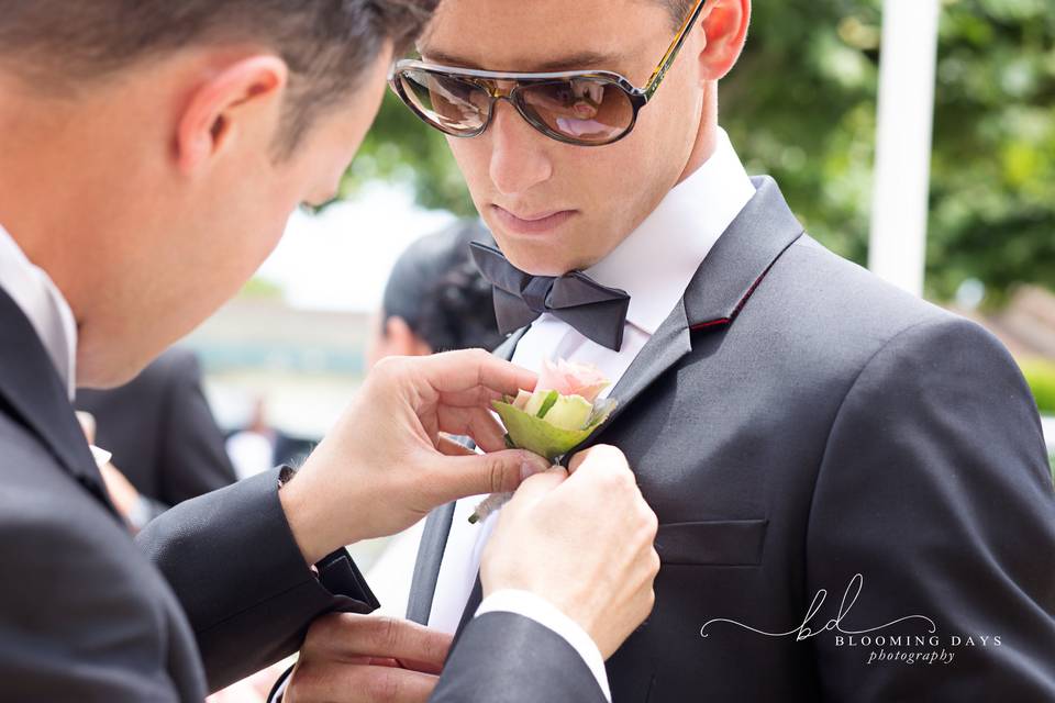 Boutonnière mariage