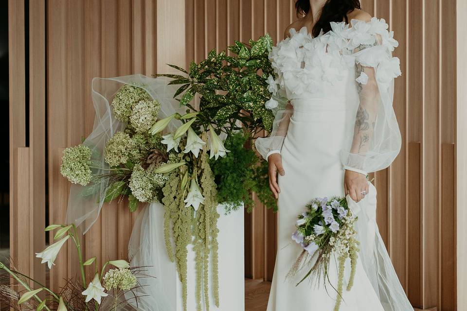 Blanc et vert