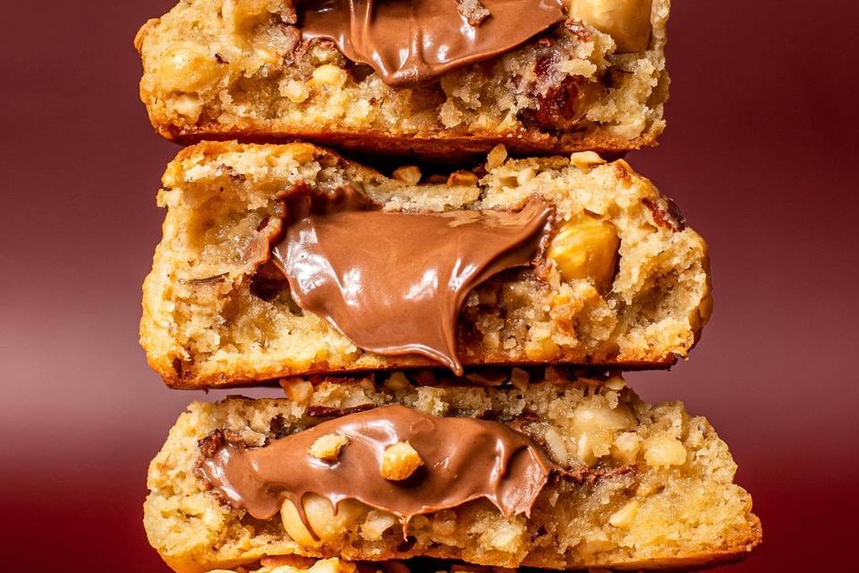 Cookie noisette nutella