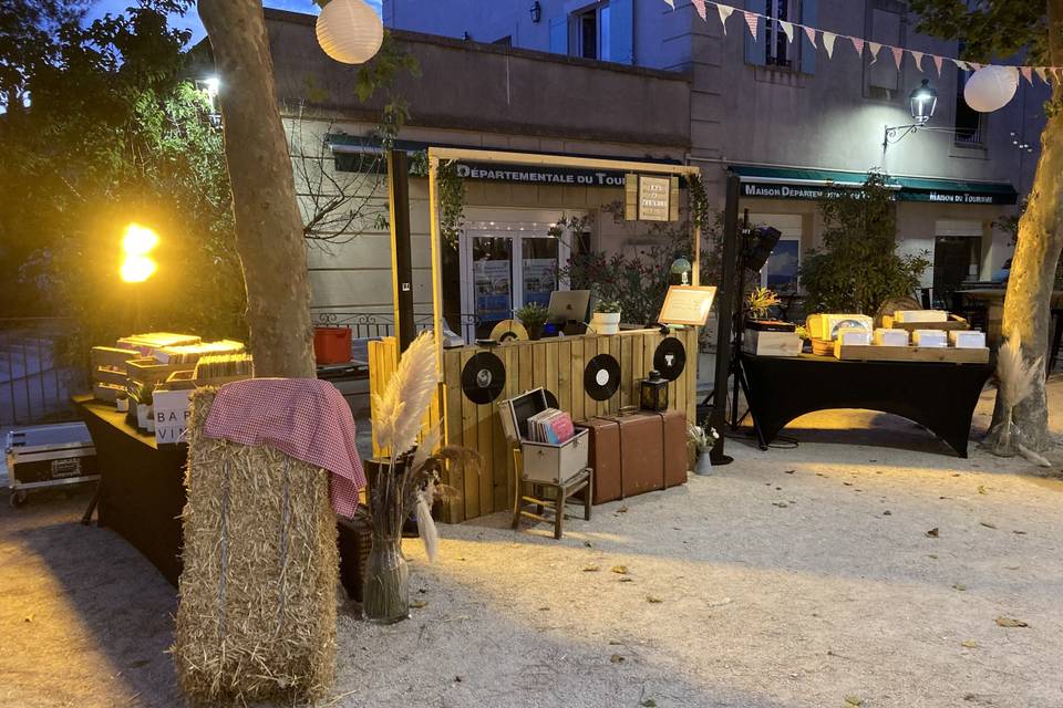 Bar à vinyles
