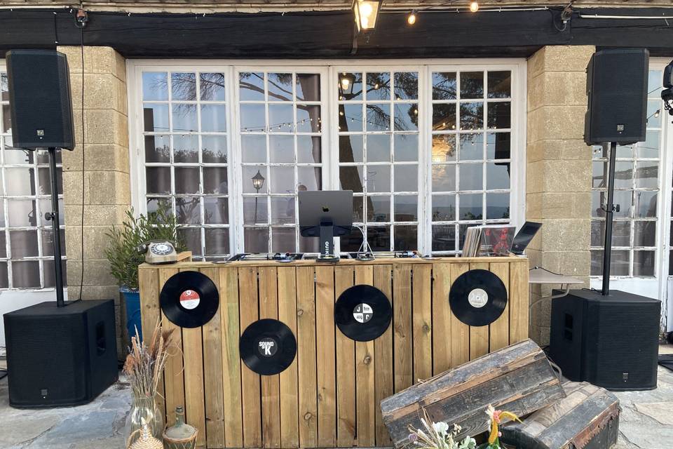 Bar à vinyles