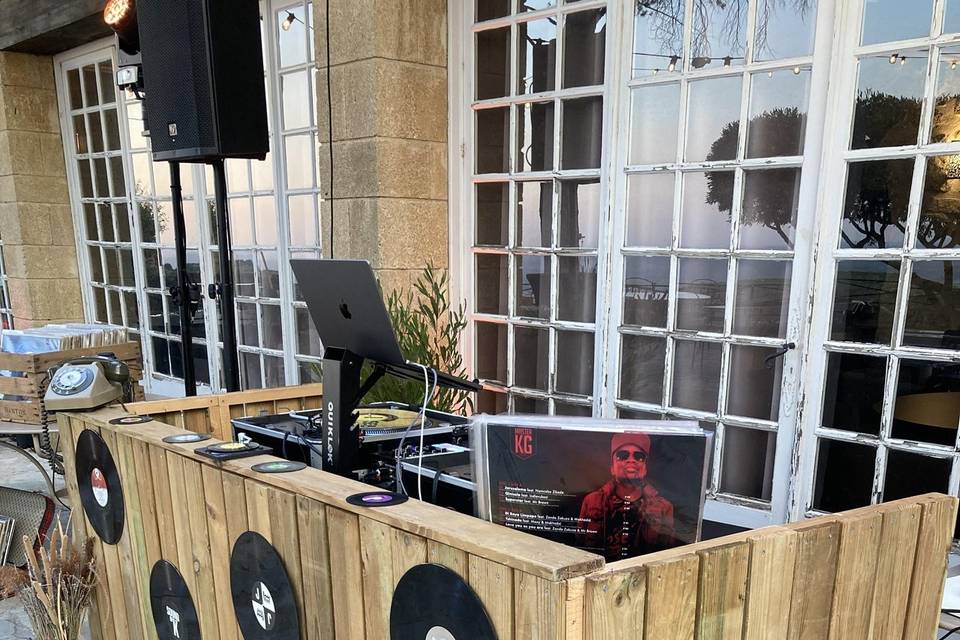 Bar à vinyles