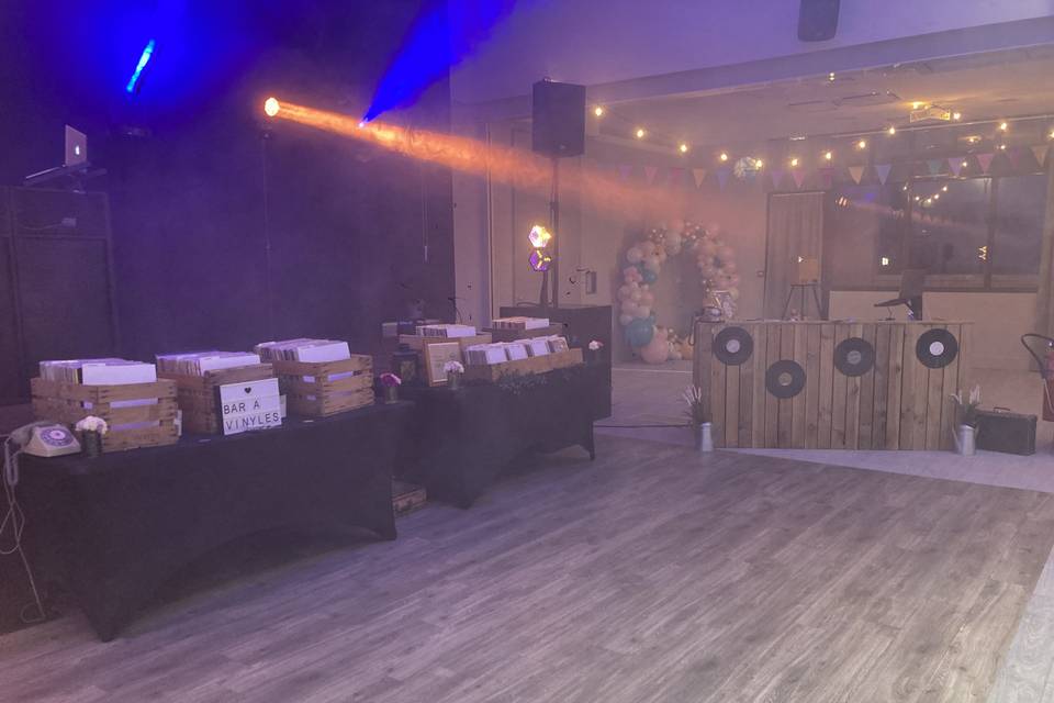 Bar à vinyles