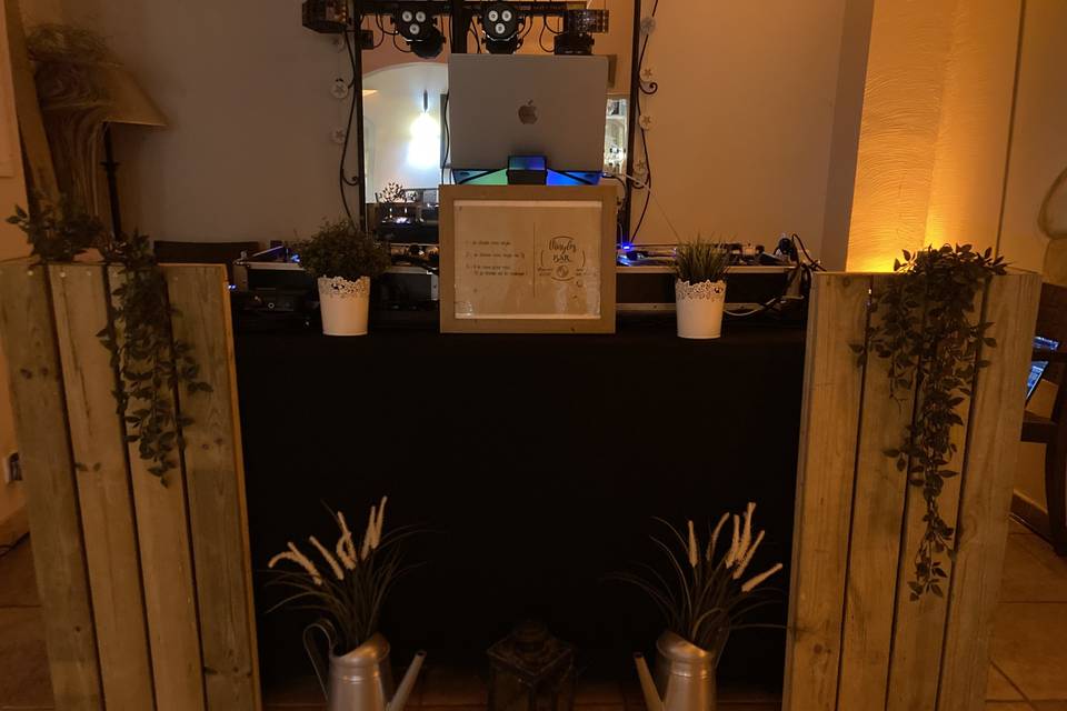 Bar à vinyles