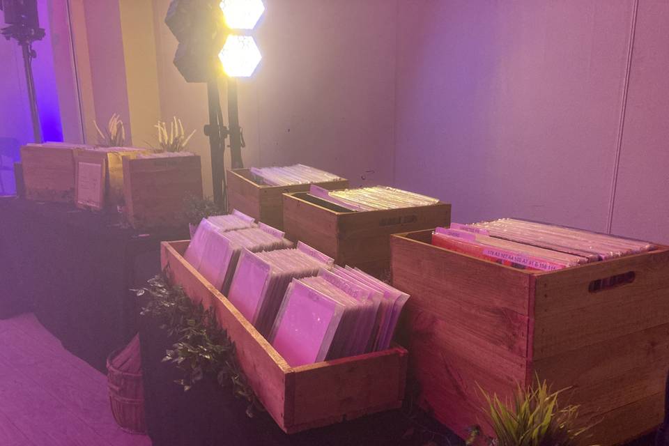 Bar à vinyles