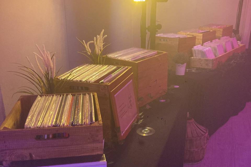 Bar à vinyles