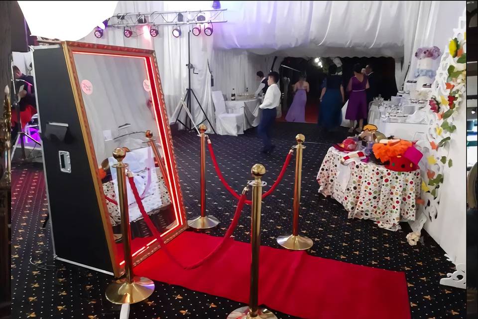 Miroir photobooth mariage