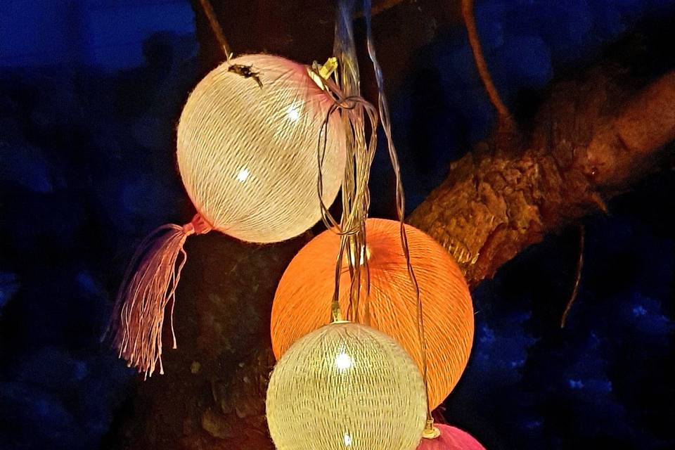 Guirlande boules lumineuses