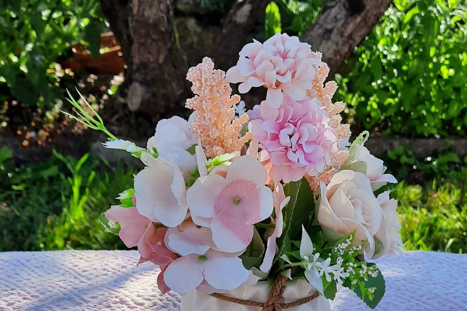 Set de table rond en jute