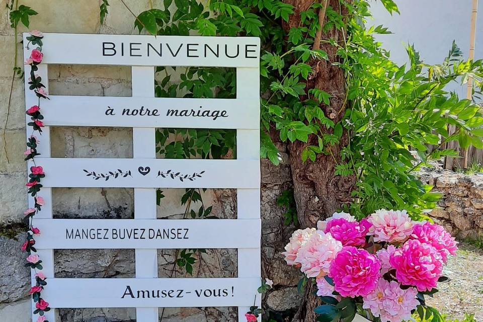 Panneau de bienvenue 1