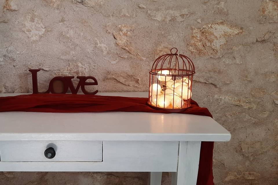 Ambiance rouge terracotta