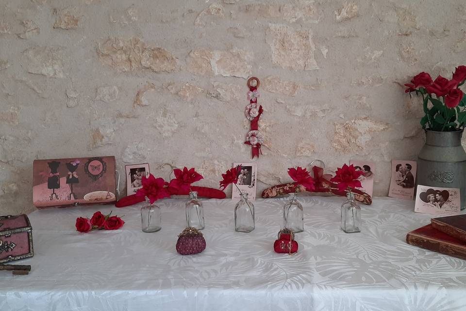 Ambiance romance et pourpre