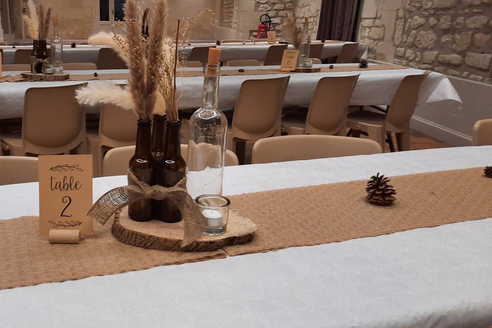 Bouteilles lumineuses, pampa