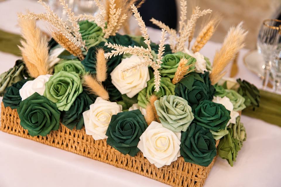 Centre de table Mariage Aur