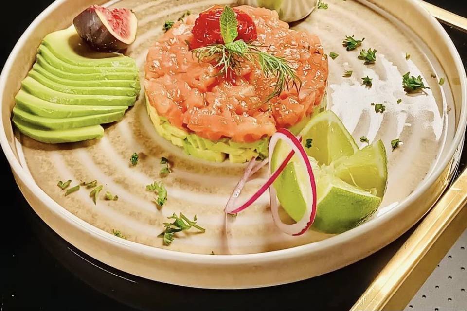 Tartare saumon