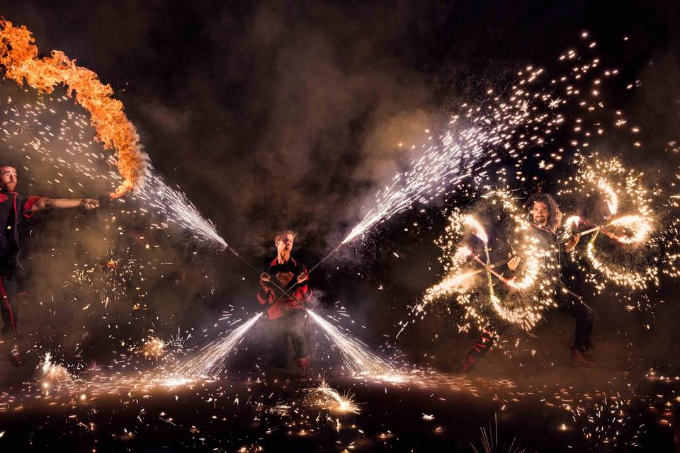 Spectacle de feu