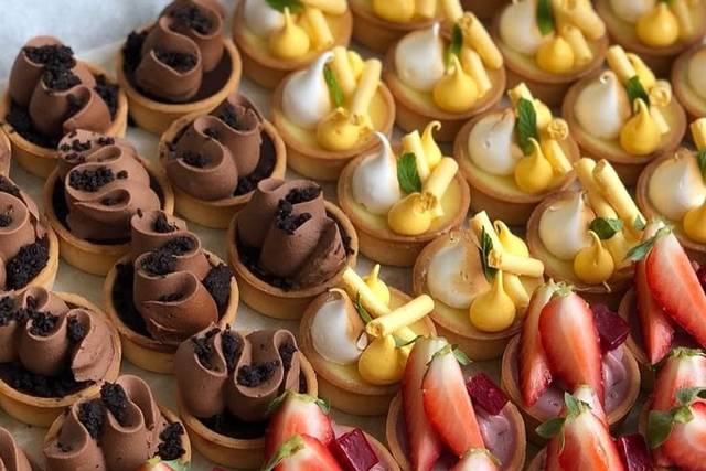 Préparation mignardises sucrée