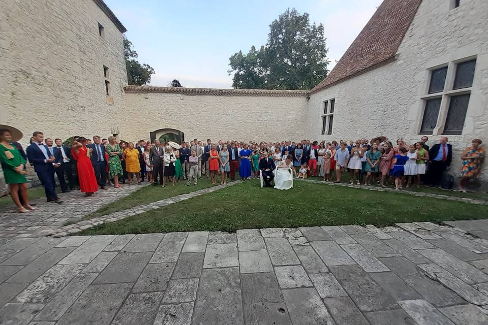 Photo de groupe cour d'honneur