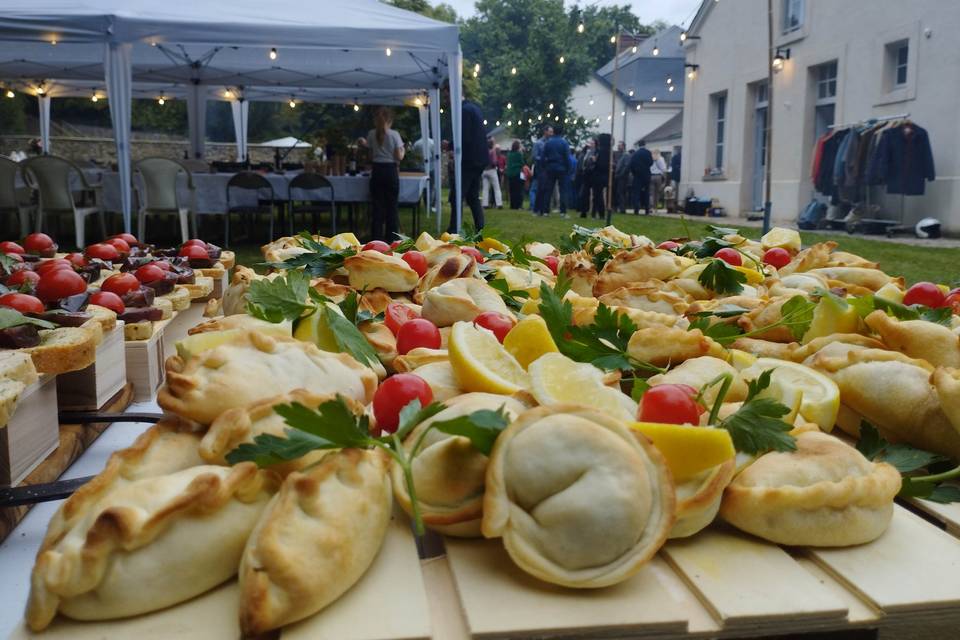 Plateau d'empanadas.