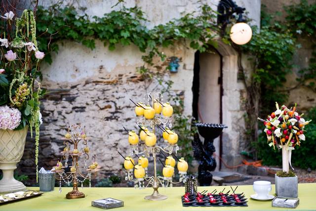 Buffet mariage champêtre