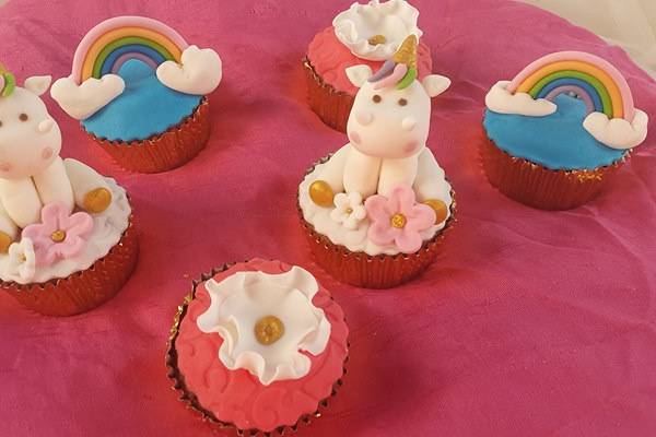 Cup cakes licornes