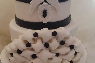 Wedding cake noir & blanc