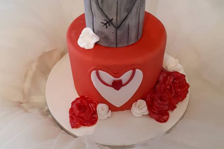 Wedding cake love