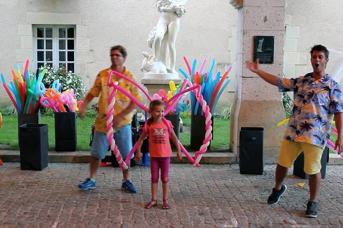 Spectacle sculpture de ballons