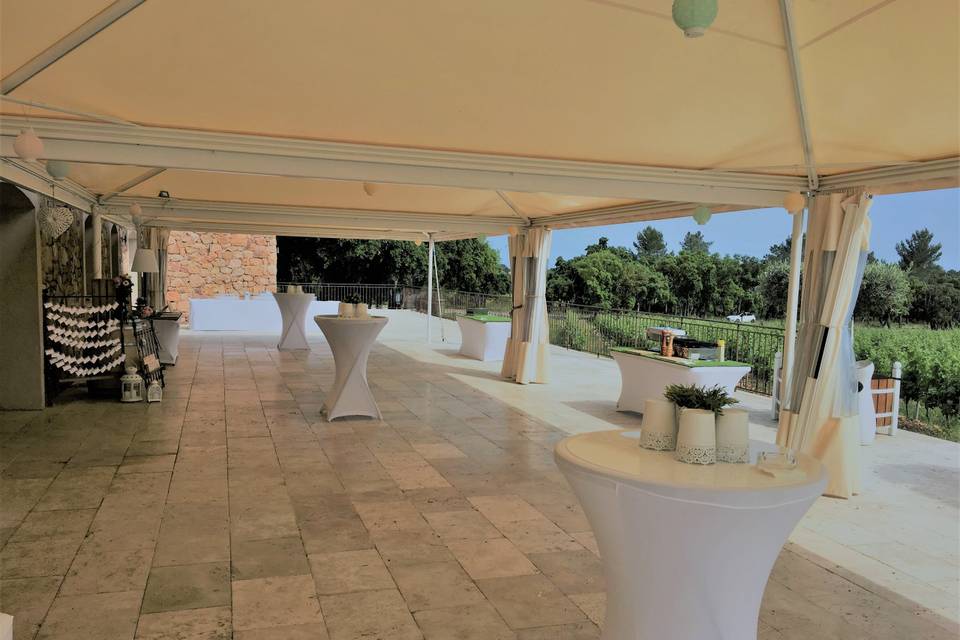 Terrasse salle