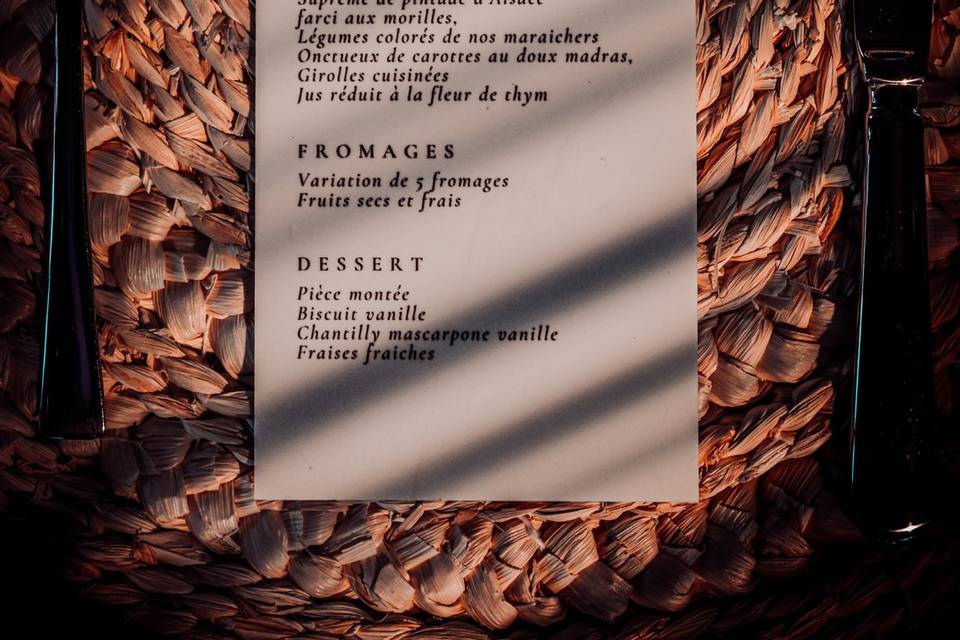 Menu.