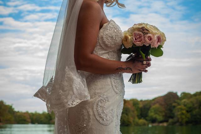Mariée au lac