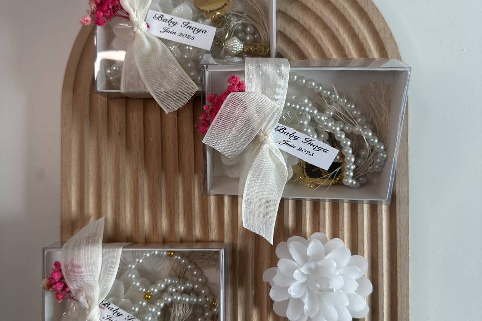 Coffrets bougie et chapelet