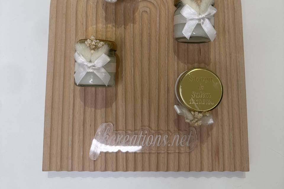 Bougies personnalisabled