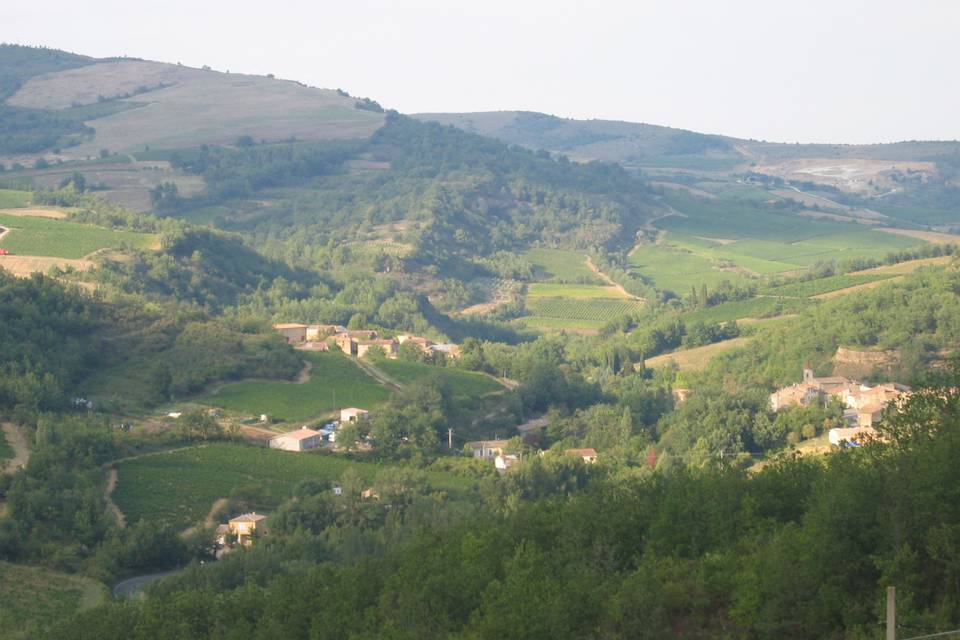 Vue sur le village