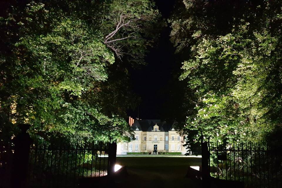 Chateau de Beaulon de nuit