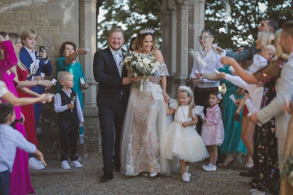 Belle mariée Toscane
