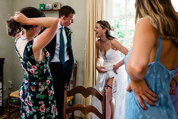 Duo de photographes de mariage