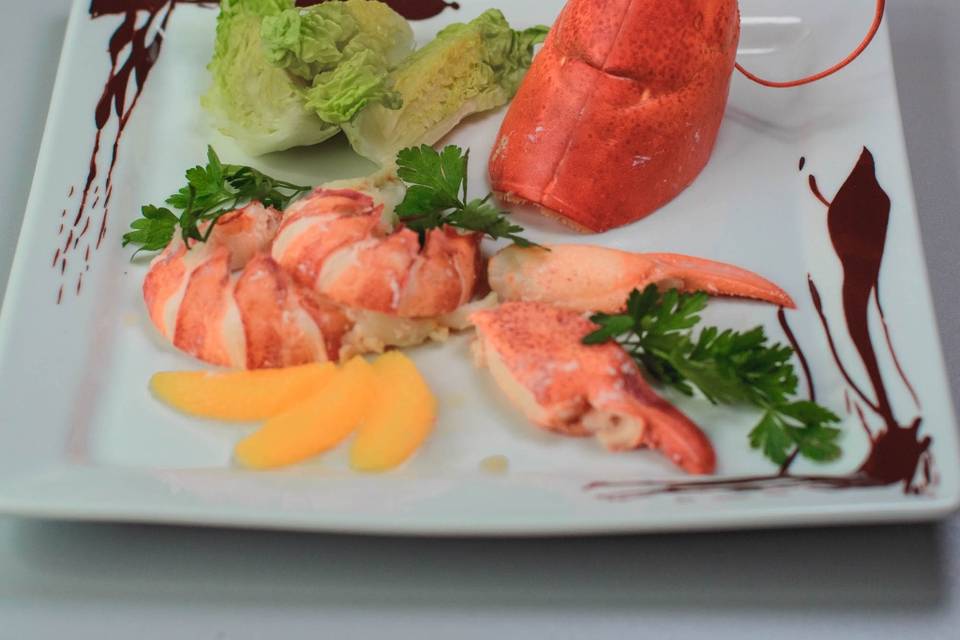 Salade de homard à l'orange