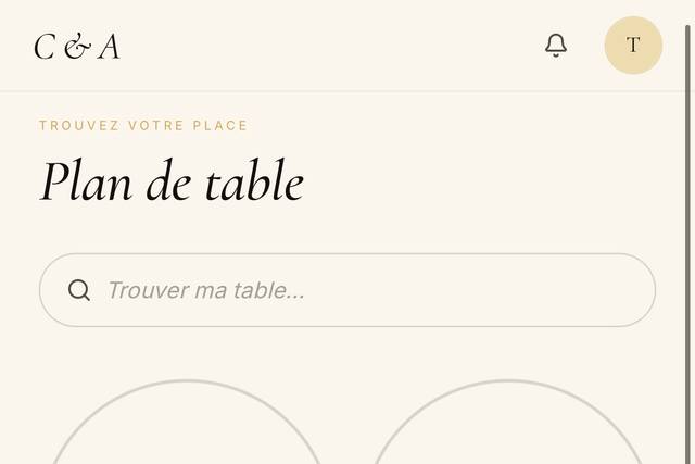 Plan de table
