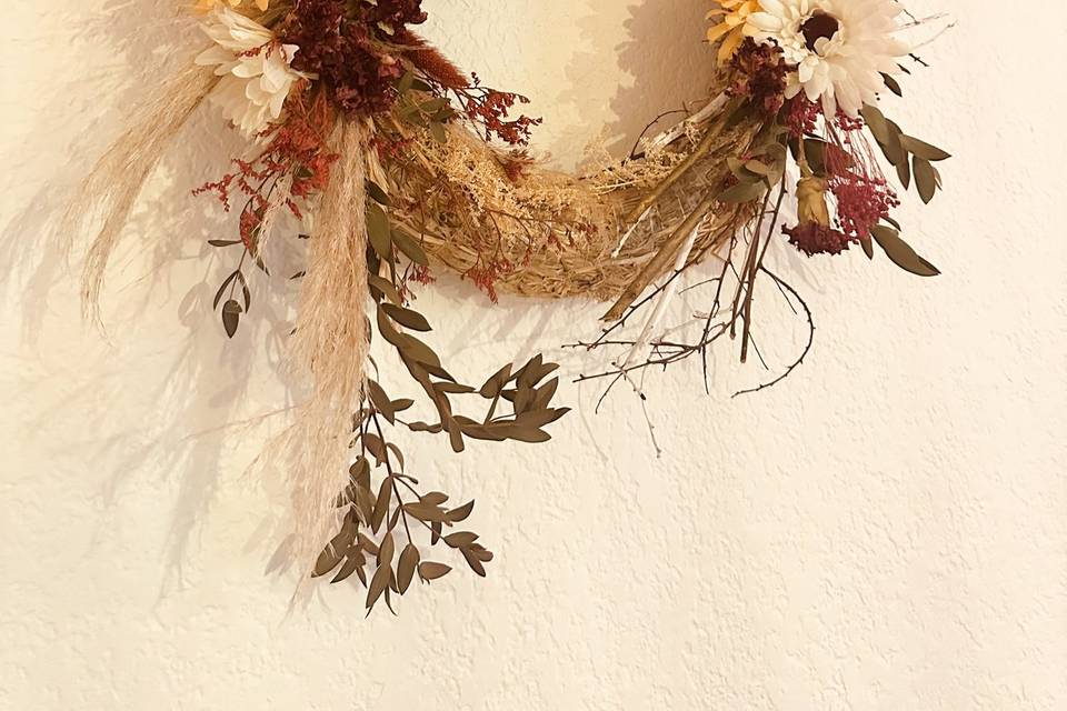Couronne séchée/artificielle
