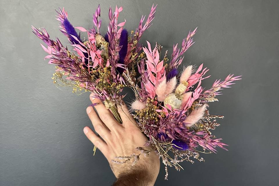 Mini bouquets séchés