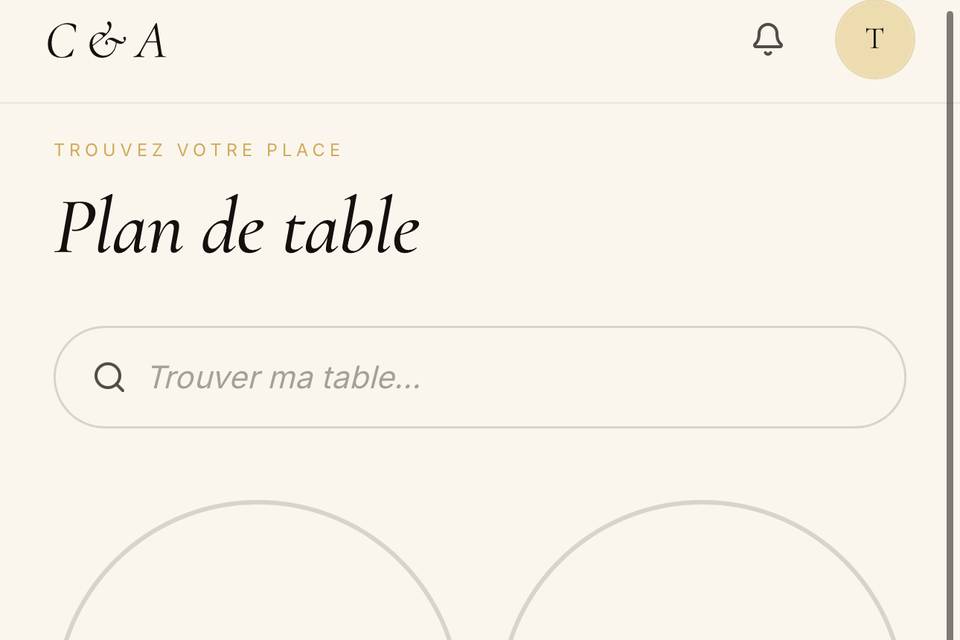 Plan de table