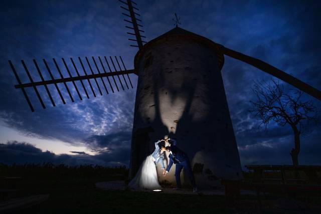 Séance Couple à la nuit tombée